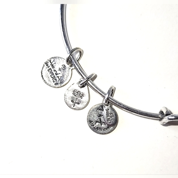 ALEX AND ANI CLADDAGH CHARM BANGLE BRACELET - Picture 5 of 6